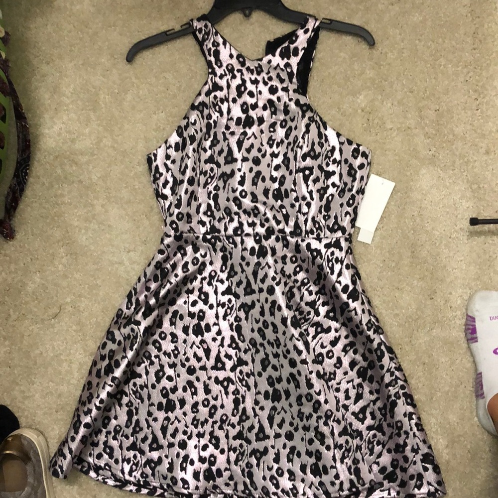 Size small leopard formal dress